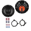 Produktbild: JBL Stage1 61F Lautsprecher mit Einbauset passend für Mercedes E-Klasse Limo (W210) 1995-2002 Türen vorne 400 W 165mm 2 Wege Koax
