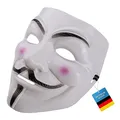 Produktbild: GOODS+GADGETS Anonymous Maske - V wie for Vendetta Mask - Guy Fawkes Mask - Halloween Karneval