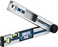 Produktbild: Bosch Professional Winkelmesser GAM 220 MF | Digital | Gehrungswinkel-Berechnung | 446 mm | Aluminium | Blau