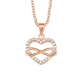 Produktbild: s.Oliver Damen Halskette 925 Silber Herz Rosé 42+3cm 2020988