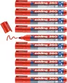 Produktbild: edding 360 Whiteboardmarker - rot - 10 Whiteboard Stifte - Rundspitze 1,5-3 mm