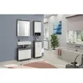 Produktbild: Badezimmer Scout 4-tlg. ca. 97 cm Anthrazit/Weiß