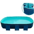 Produktbild: Starlyf Planschbecken Foldable Pool, (3 Varianten, 1-tlg., 348 Liter, 600 Liter & 1000 Liter), faltbarer Pool ohne Aufblasen, langlebig & robust blau 167 cm x 286 cm x 50 cm