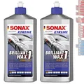 Produktbild: 2x Sonax XTREME BrilliantWax 1 Hybrid NPT 500ml Hartwachs Tiefenglanz spiegelnd