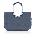 Produktbild: reisenthel loopshopper L Herringbone Dark Blue - Einkaufstasche 25l Volumen - B 46 x H 34,5 x T 25 cm, OR4113