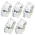 Produktbild: DICHTEL Steckdosenblende 5 weiße Steckdosen Abdichtungen 3D-Silikondichtung DICHTEL DI-8019.S5, Kunststoff, (Spar-Set, 5 tlg., Set enthält 5 weiße Steckdosenabdeckungen inkl. Dichtung), Schützt vor Zugluft aus der Steckdose weiß