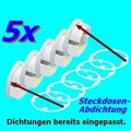 Produktbild: 5 Stück Steckdosen Abdichtung DICHTEL Steckdosendeckel luftdicht winddicht