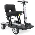 Produktbild: Prophete SM4 Kompakt Elektromobil – faltbarer 4-Rad E-Scooter mit 250W Motor, 2x 24V/6Ah Li-Ion Akku, bis 20 km Reichweite, LED-Beleuchtung - Hellgrau