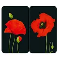 Produktbild: WENKO Herdabdeckplatte Universal Mod. Mohn, 2er Set