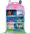 Produktbild: Gabby's Dollhouse: Puppenhaus mit 3 Figuren und Lift, 41 cm
