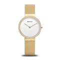 Produktbild: BERING Classic Collection 14531-330 Damenuhr Quarz Edelstahl Gold Milanaise