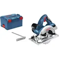 Produktbild: Bosch Professional 18V System Akku Kreissäge GKS 18V-LI (Schnitttiefe 90°/45°: 51mm/40mm, inkl. L-BOXX, ohne Akku/ Ladegerät)