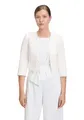 Produktbild: Vera Mont Damen Bolero-Jacke mit Kellerfalten Rohweiß,46