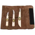 Produktbild: Kirschen Schnitzmessersatz in Velourleder-Rolltasche