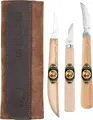 Produktbild: Stechbeitel KIRSCHEN Schnitzmessersatz in Ledertasche 3-tlg. 3307000
