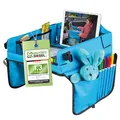 Produktbild: WALSER Reisetisch Auto Kinder, Autotisch für Kind, Knietablett Kinder Auto, Auto Tisch Kinder, Auto Kindertisch, Auto Maltisch Kinder, Auto Kinder Beschäftigung, Autoreise Kinder, Auto Kind Tisch blau