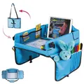 Produktbild: WALSER Kinder-Reisetisch-Auto, Kinder-Reise-Spieltisch, Auto-Kindertisch blau