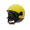 Produktbild: MOMO Design - FGTR CLASSIC E2206, Jet-Helm, offener Helm für Motorräder und Motorroller, für Männer und Frauen, Candy Yellow/White, S