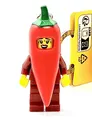 Produktbild: LEGO Schlüsselanhänger - Chilischoten-Mädchen - Minifigur 854234 Schlüsselanhänger mit Chili Pepper Girl