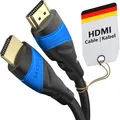 Produktbild: KabelDirekt – 8K & 4K HDMI Kabel – 5m – Entwickelt in Deutschland – Für jedes HDMI-Kabel Setup (10K, 8K@60Hz & 4K@120Hz, High Speed HDMI mit Ethernet, Blu-ray, PS5, Xbox Series, Switch)