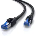 Produktbild: Primewire - Patchkabel cat 8 mit Baumwollummantelung - Gigabit Ethernet lan Kabel - 40 Gbit/s - s/ftp pimf Schirmung - Netzwerkkabel - 3m