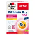 Produktbild: Doppelherz aktiv Vitamin B12 500 μg 30 Tabletten
