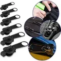 Produktbild: 6 Stück ZipperFix Easy Reparatur Set Zipper Reißverschluss Universal 3 Größen - Schwarz