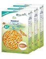 Produktbild: FLEUR ALPINE Bio Babybrei Mais 3er Pack - Leckerer Frühstücksbrei | Nahrhaft und glutenfrei | einfache Zubereitung | Babynahrung 4+ Monate ohne Zuckerzusatz | 3x7 Portionen