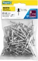 Produktbild: Rapid Blindnieten Aluminium Standard Ø 4,8mm 8-11mm Klemmbereich 100 Stk Nieten