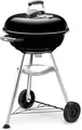 Produktbild: Weber Compact Kettle Holzkohlegril, Ø 47cm Grillfäche, BBQ Grill, Schwarz