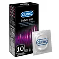 Produktbild: 5900627068368 Durex Durex prezerwatywy Intense 10 szt z wypustkami prążkami żel