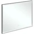 Produktbild: Villeroy und Boch Subway 3.0 Spiegel A46310BC Aluminiumrahmen, 100 x 75 x 4,75 cm, schwarz matt/weiß matt