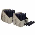 Produktbild: 2 x 25 Stabkerzen Schwarz 100 x 22 mm Kerzenfarm Kerzen Candle Set