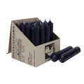 Produktbild: 25 Stabkerzen Schwarz 100 x 22 mm Kerzenfarm Kerzen Candle