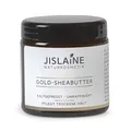Produktbild: Jislaine Gold-SHEABUTTER - Kaltgepresst und unraffiniert für sehr trockene Haut & Haare -> Komplett vegan & ohne Palmöl - beste Hautpflege - im Glastiegel (120ml)