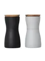 Produktbild: AdHoc Salt and Pepper Mill Twin Mini Black Grey 13.3 cm