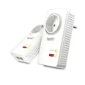Produktbild: FRITZ!Powerline 1220 Set (1,200 MBit/s, 2x Gigabit-LAN je Adapter, ideal für NAS-Anwendungen und HD-Streaming, deutschsprachige Version)