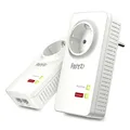 Produktbild: FRITZ!Powerline 1220 Set 2x Adapter, mit integrierter Steckdose, bis zu 1.200 MB