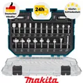 Produktbild: Makita D-74778 Fräser-Set 22-teiliges Set Fräser für Holzarbeiten Fräsen Koffer