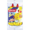 Produktbild: Vileda Ersatz-Wischmopp SuperMocio Soft 11099, Streifenmopp, Viskose und Polyester, 2 Stück