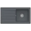 Produktbild: Villeroy & Boch Architectura Einbauspüle 336001i4 mit Ablaufgarnitur und Handbetätigung, Graphit