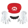 Produktbild: Nintendo Super Mario Kostüm Set Mütze Handschuhe für Kinder