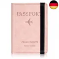Produktbild: Impfpass Hülle Reisepasshülle, Urlaub Zubehör, Kunstleder Passhülle mit RFI