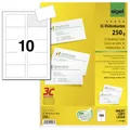 Produktbild: SIGEL Visitenkarten 250 g/m² satiniert hochweiß LP800