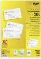 Produktbild: Sigel LP800 Bedruckbare Visitenkarten, glatte Kanten 85 x 55mm Hochweiß 100 St. Papierformat: DIN A4