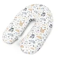Produktbild: Amilian Stillkissen 170 cm XXL – Schwangerschaftskissen für Schwangere – Lagerungskissen – Seitenschläferkissen mit Bezug – Body Pillow für Stillzeit