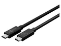 Produktbild: Goobay Sync & Charge USB-C Kabel, USB4 Gen 3x2, 240 W, 0,7 m, 0,7 m, USB C, USB C, USB4 Gen 3x2, 40 Gbit/s, Schwarz