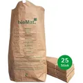 Produktbild: bioMat Kompostierbare Papiersäcke 120l aus Kraftpapier, 25 Papiermüllsäcke für Biotonne, 1-lagig, Reißfest, Nassfest - Braun