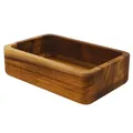 Produktbild: Holz Organizer aus Akazienholz, stilvolle Aufbewahrung für Kosmetika, Accesso...