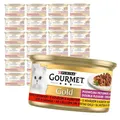 Produktbild: Purina Gourmet Gold Katzenfutter Doppelte Freude Rind und Huhn 24x85g